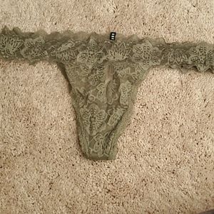 Green thong